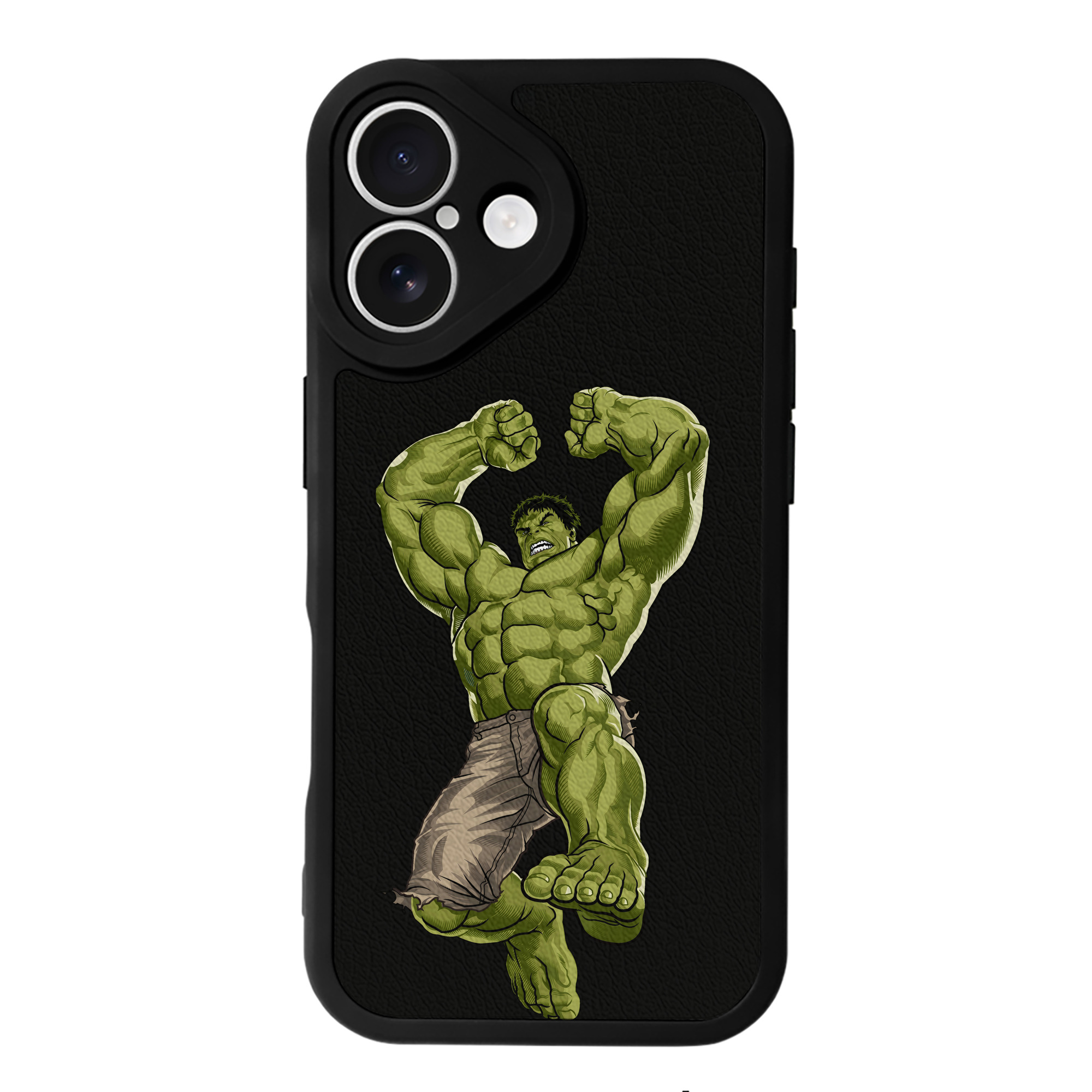 （画像用） アベンジャーズ The Avengers 【iPhone 16シリーズ対応】シリコンスマホケース（レザー調） 材質：シリコン